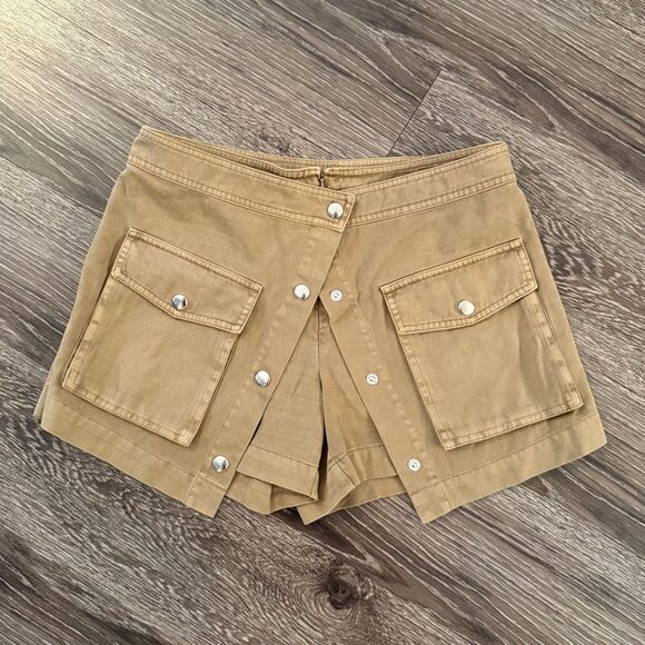 Staud Tamara Utility Skorts with Flap Pockets - Picture 1 of 6